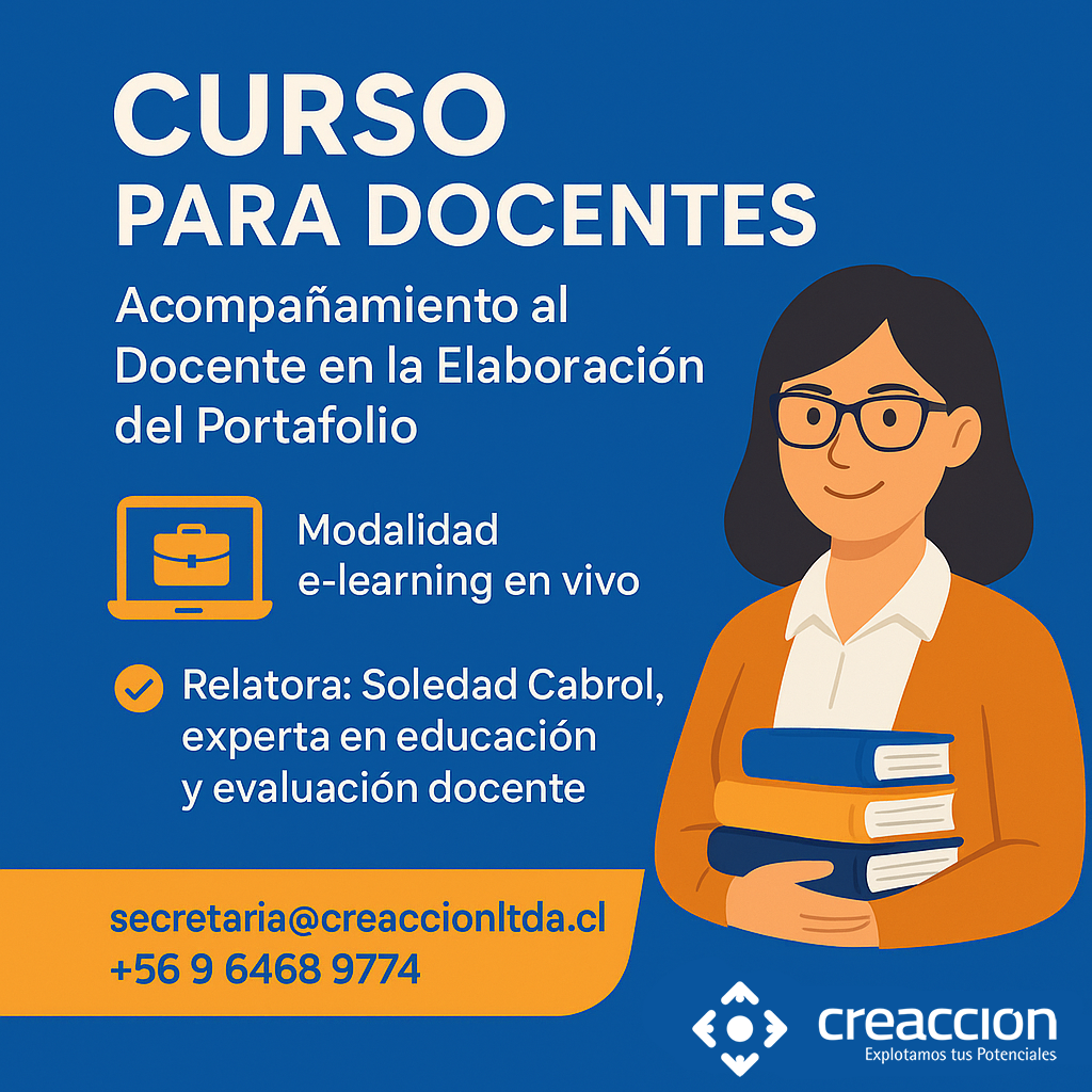 CURSO ACOMPAÑAMIENTO AL DOCENTE DE AULA EN LA ELABORACIÓN DEL PORTAFOLIO